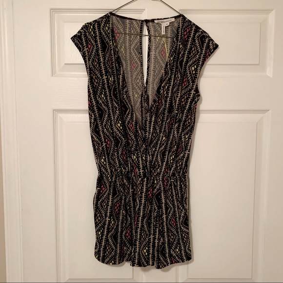 BCBGeneration Tribal Print Romper - Picture 3 of 5